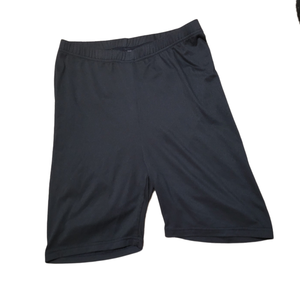 Ruched Black Bike Shorts EUC L